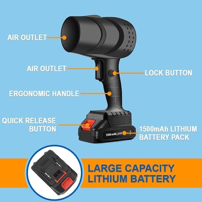 Jetblow™ Pro - Most Powerful Air Blower For Car, Home & Outdoor Space