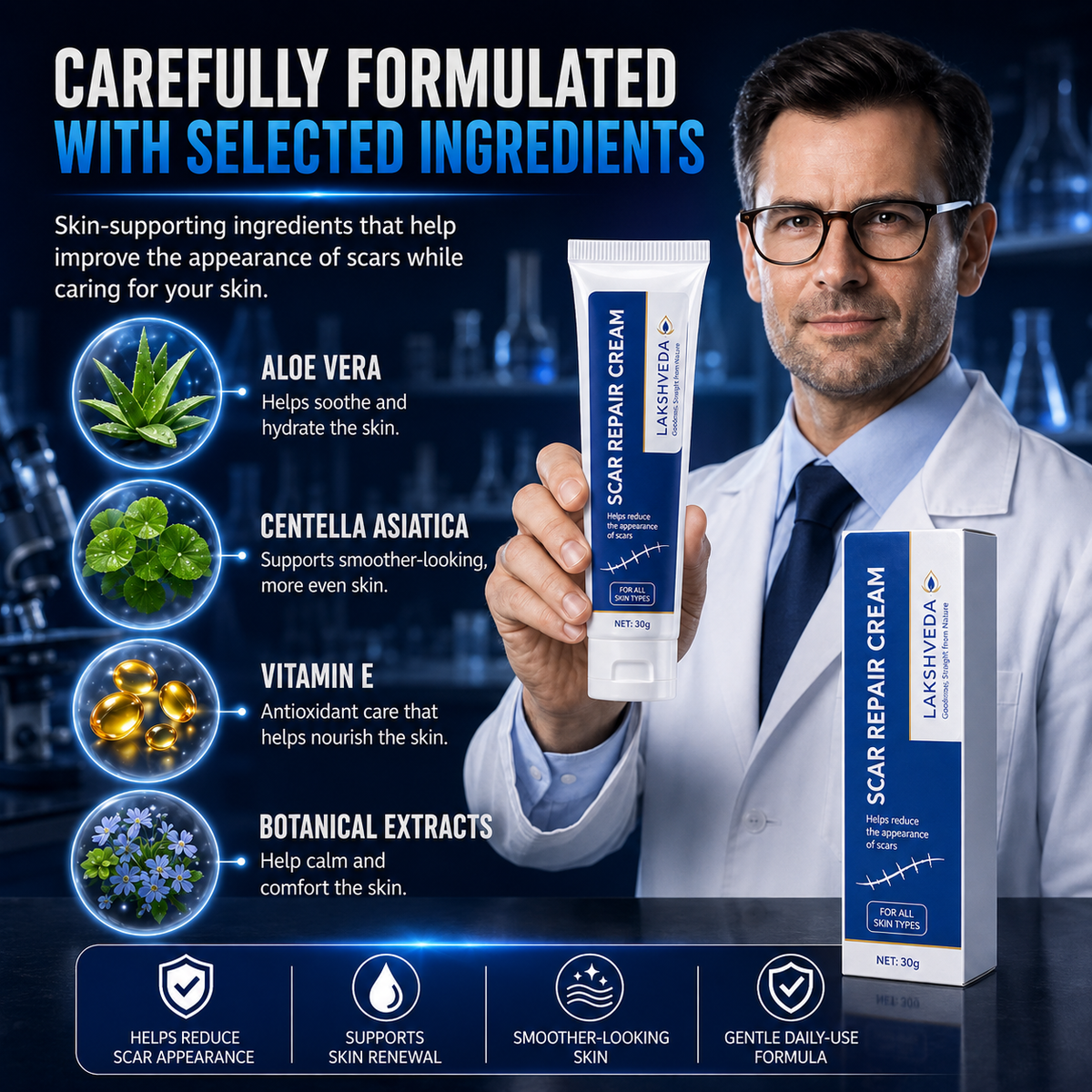 ScarSmooth™- Great for all types of marks ( Buy 1 Get 1 Free )