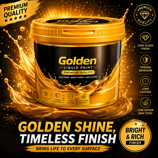 Golden Liquid Paint Tub ( Buy 1 Get 1 Free )