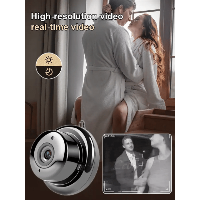 HD Mini WiFi Spy Camera – 1080P Wireless Magnetic Security Camera with Night Vision & Motion Detection